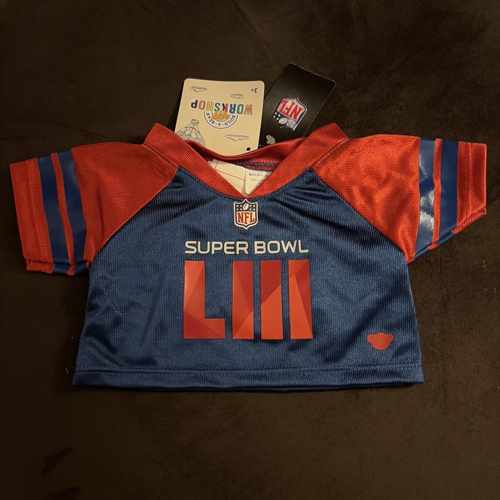 Build a‎ Bear Full-size Bear Clothing  - NFL Super Bowl LIII Jersey